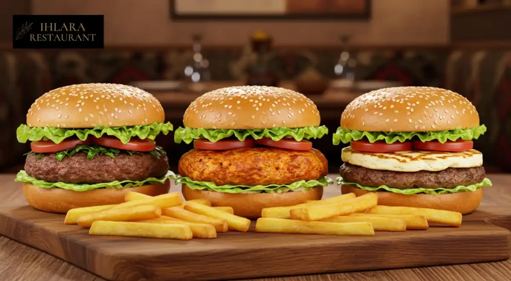 Top 3 Turkish Burgers You Need to Try in Woking: Ihlara Lamb, Chicken, & Veggie